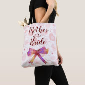 Uitgebreid en opstandig schouderribbon tote bag (Dichtbij)