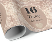 Uitgebreid luxe velvet verpakkingspapier 16e cadeaupapier (Rol Hoek)