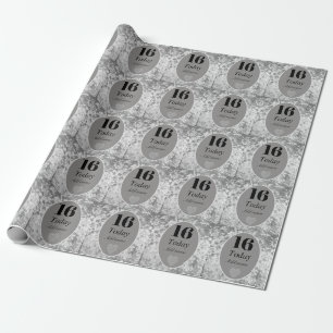 Uitgebreid luxe velvet verpakkingspapier 16e cadeaupapier