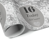 Uitgebreid luxe velvet verpakkingspapier 16e cadeaupapier (Rol Hoek)