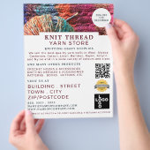 Uitgebreid materiaal, broekwinkel, karnenwinkel flyer (Hand)