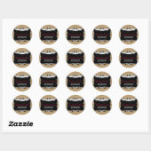 Uitgebreid met cadeaulabel voor Love Holiday Cooki Ronde Sticker (Vel)