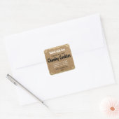 Uitgebreid met label voor Love Burlap (Envelop)