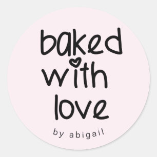 Uitgebreid met liefde - Aangepaste kleuren Ronde Sticker