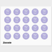 Uitgebreid met liefde - Aangepaste kleuren Ronde Sticker (Vel)