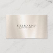 Uitgebreid minimalistisch Visitekaartje van Pearl  (Voorkant)