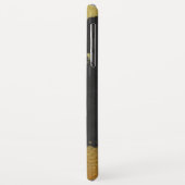 *~* Uitgebreid monogram goud & zwart alkboard Case-Mate iPhone Case (Achterkant/links)