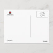 Uitgebreid ontwerp van het originele kunstontwerp  briefkaart (Achterkant)