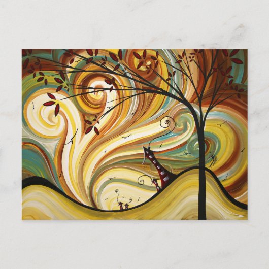 Uitgebreid ontwerp van het originele kunstontwerp  briefkaart (Voorkant)