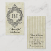 Uitgebreid ontwerp van het weed Visitekaartje (Voorkant / Achterkant)