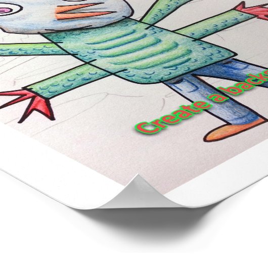 Uitgebreid Poster voor kleuren (Hoek)