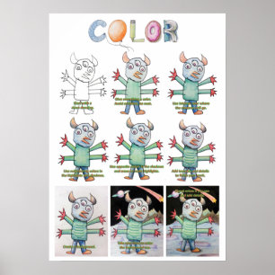 Uitgebreid Poster voor kleuren