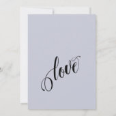 Uitgebreid Vieren met ons! Eenvoudig Stof Blauw Kaart (Achterkant)