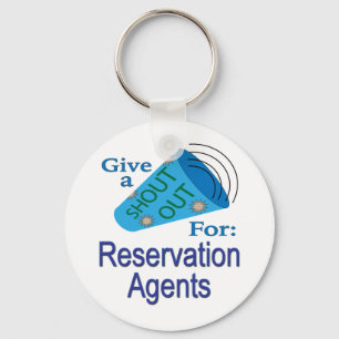 Uitgebreid voor reserveringsagents sleutelhanger
