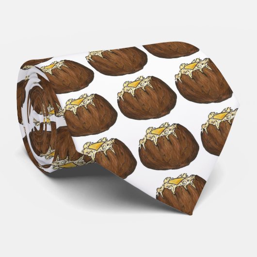 Uitgebreide aardappelen met boteraardappel — Strop Stropdas (Opgerold)