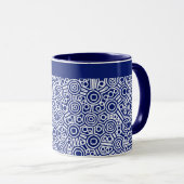 Uitgebreide Alien Circuit - Navy Blue Mok (Voorkant rechts)