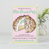 Uitgebreide Bombe Alaska Retro Dinner Party Desser Kaart (Staand voorkant)