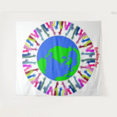 Uitgebreide boomstammen wandkleed (Voorkant (horizontaal))