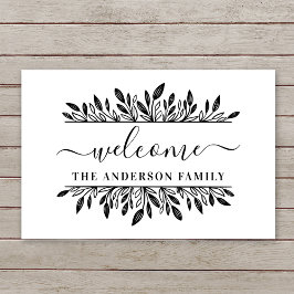 Uitgebreide botanische persoonlijke familienaam We Deurmat