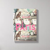 Uitgebreide Canvas Print Paris (Voorkant)