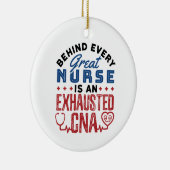 Uitgebreide CNA Certified Nursing Assistant Keramisch Ornament (Rechts)