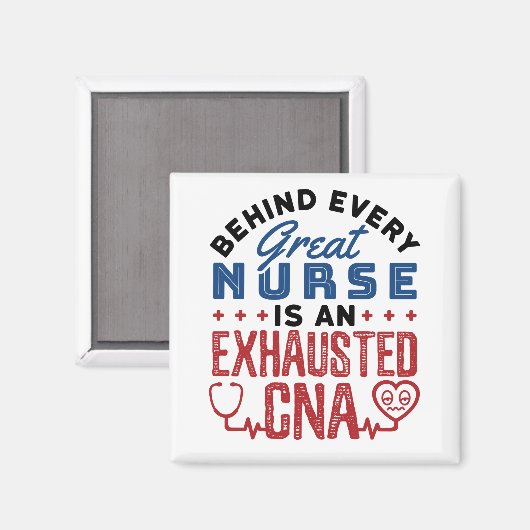 Uitgebreide CNA Certified Nursing Assistant Magneet (Voorkant / Achterkant)