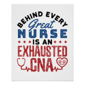 Uitgebreide CNA Certified Nursing Assistant Perfect Poster (Voorkant)
