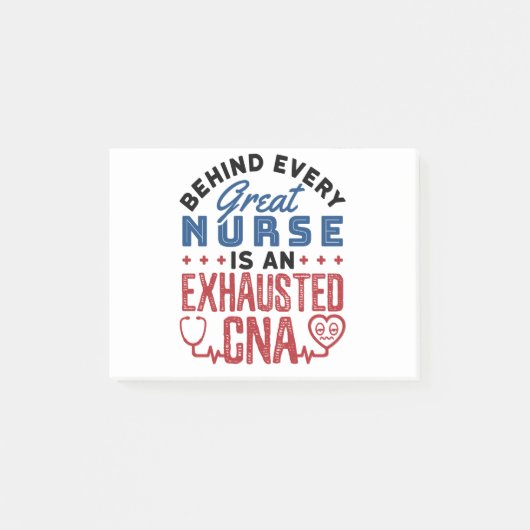 Uitgebreide CNA Certified Nursing Assistant Post-it® Notes (Voorkant)
