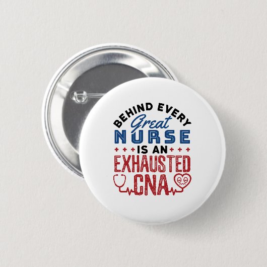 Uitgebreide CNA Certified Nursing Assistant Ronde Button 5,7 Cm (Voorkant /achterkant)