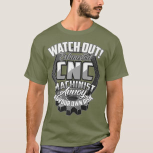 Uitgebreide cnc-machine met bedieningstoetsen Funn T-shirt