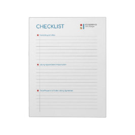 Uitgebreide controlelijst voor ontwerpers: strooml notitieblok