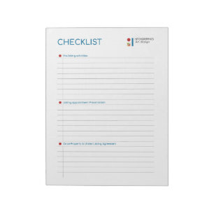 Uitgebreide controlelijst voor ontwerpers: strooml notitieblok