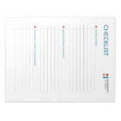 Uitgebreide controlelijst voor ontwerpers: strooml notitieblok (Voorkant)