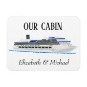 Uitgebreide cruisedeur: onze cabine magneet (Horizontaal)