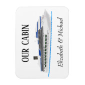 Uitgebreide cruisedeur: onze cabine magneet (Verticaal)