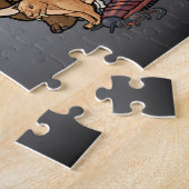 Uitgebreide dieren - puzzel legpuzzel (Zijkant)