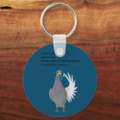 Uitgebreide duivensleutelring sleutelhanger (Voorkant)