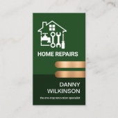 Uitgebreide Emerald Layer Bronze-tabs Visitekaartje (Voorkant)