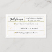 Uitgebreide en mooie Visitekaartjes (Achterkant)