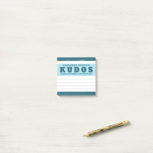 Uitgebreide erkenning van klantenservice post-it® notes (Op bureau)