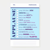 Uitgebreide erkenning van werknemers na de toekenn post-it® notes (Voorkant)