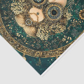 Uitgebreide Fantasy Steampunk Vrouw Y4 Decoupage Tissuepapier (Detail)