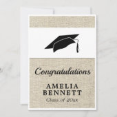 Uitgebreide felicitaties Afstuderen Afstuderen Pet Kaart (Voorkant)