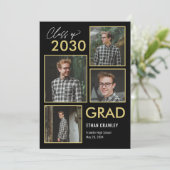 Uitgebreide galerij Bewerkbare kleur Afstuderen Kaart (Staand voorkant)