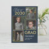 Uitgebreide galerij Bewerkbare kleur Afstuderen Kaart (Staand voorkant)