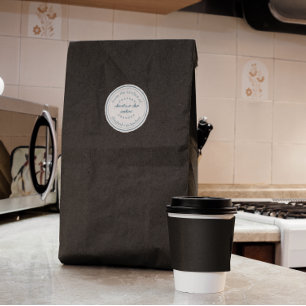 Uitgebreide gebarsten goederen ronde sticker