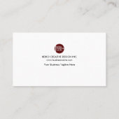 Uitgebreide Gele Oversize Name CEO Visitekaartje (Achterkant)