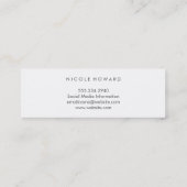 Uitgebreide goudlijnen laat zien mini visitekaartje (Achterkant)