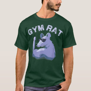 Uitgebreide Gym Rat Work, Weight Lifting Cross Tra T-shirt