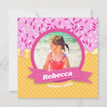 Uitgebreide Ice Cream Waffle zomerdatum